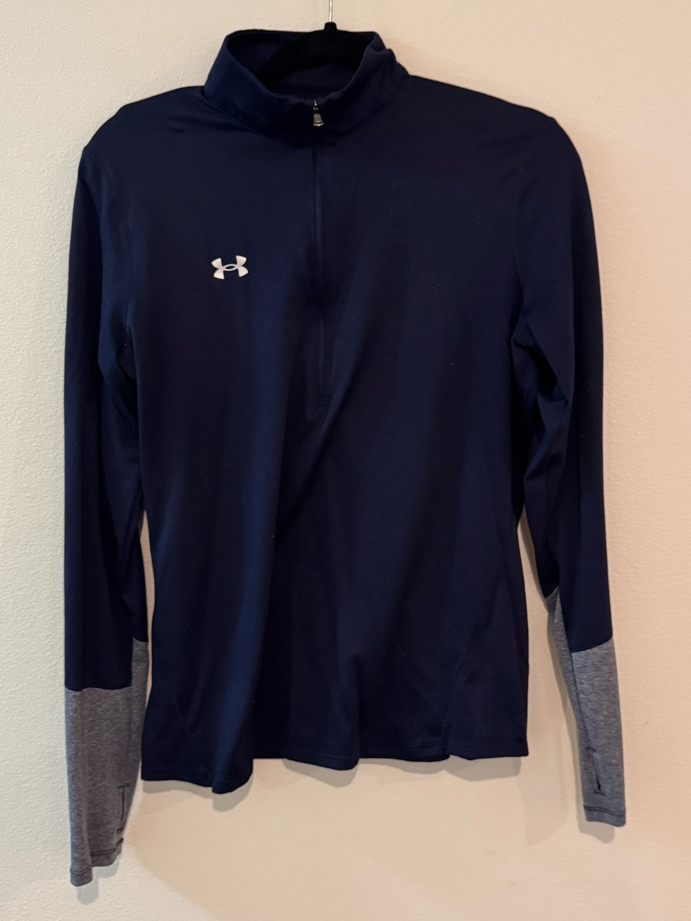 Under armor women’s Navy Long-Sleeve Half-Zip Performance Top